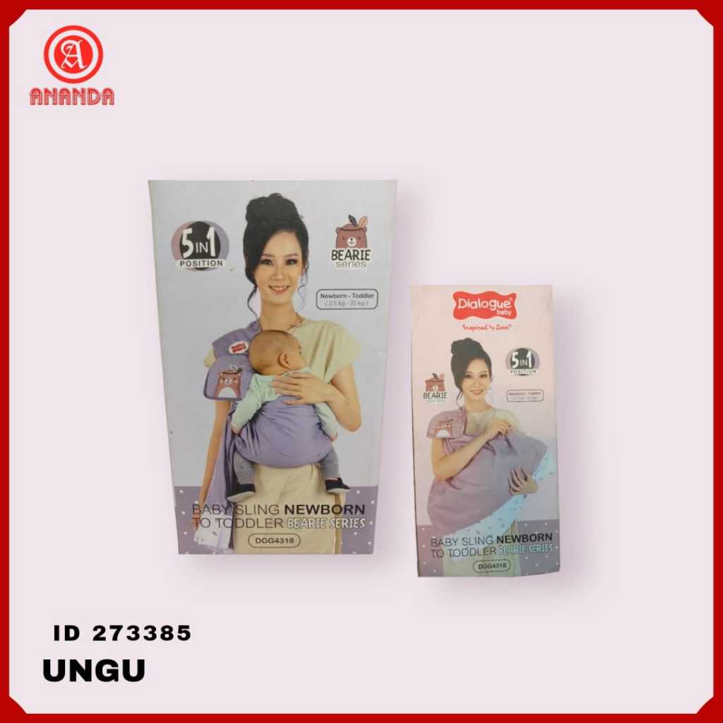 dialogue gendongan samping baby sling new born to toddlerbeari series dgg 4318 all size