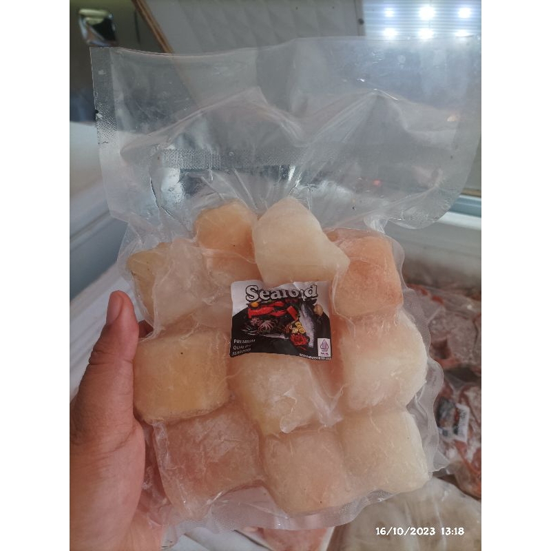 Kakap Skinless Fillet 500gr Fillet Kakap Kakap Cube