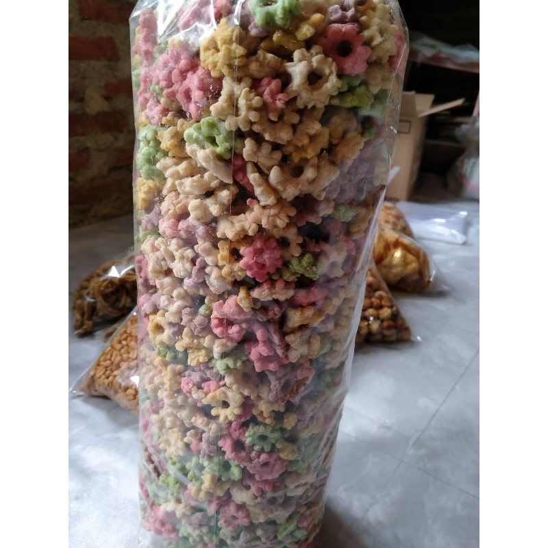 

Kue Cincin sakura warna warni 1kg