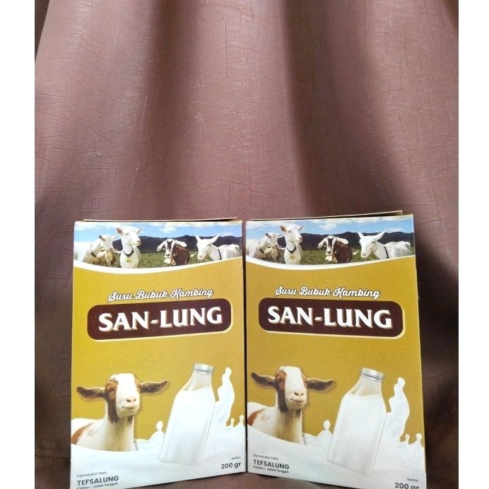 

SAN-LUNG (susu bubuk kambing)