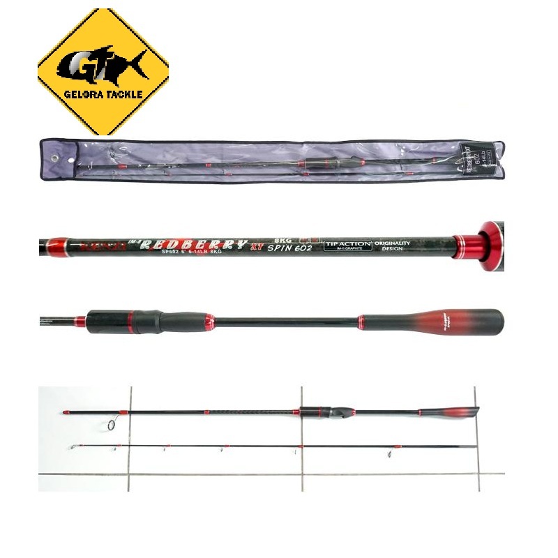 JORAN KENZI RED BERRY XT FISHING ROD CARBON