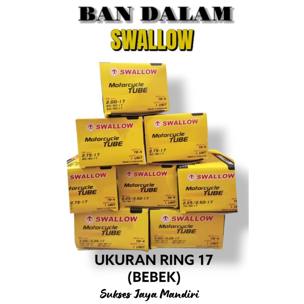Ban dalam motor swallow ring 17