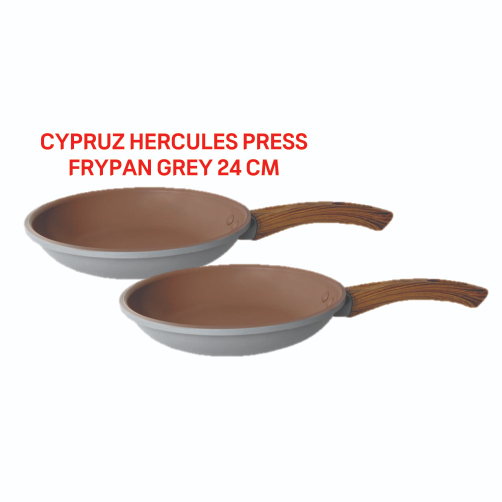 CYPRUZ HERCULES PRESS FRYPAN GREY 24 CM