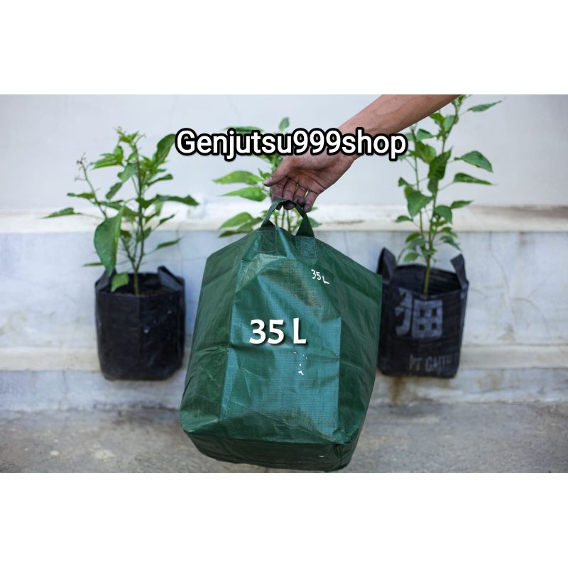 Planter bag 35 liter hijau
