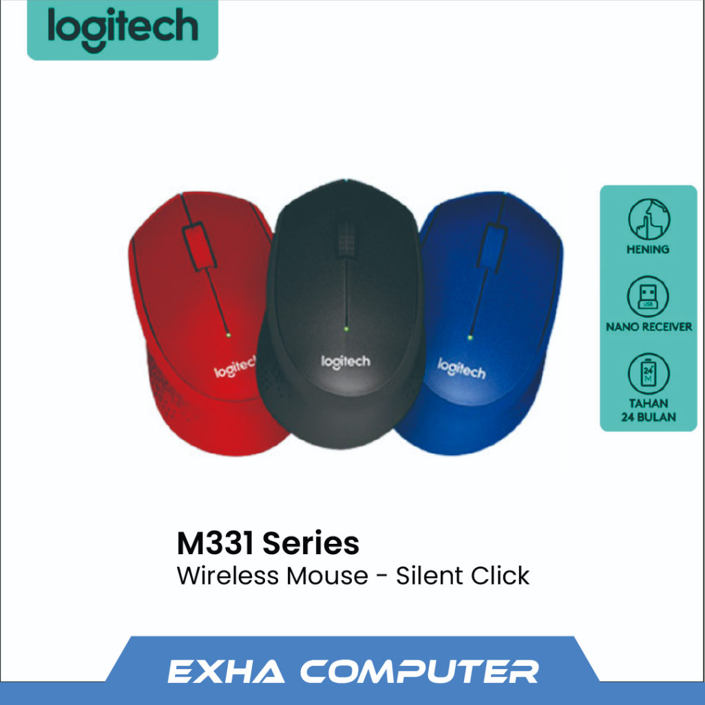 Mouse Logitech M331 Wireless Mouse Silent Click