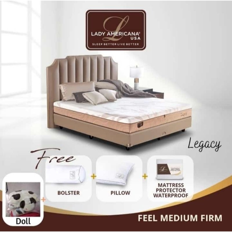 Lady Americana Legacy 160x200 Mattress Only