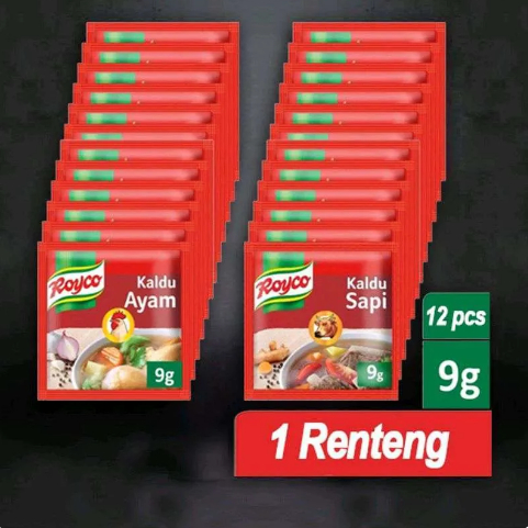 

ROYCO BUMBU PENYEDAP SPESIAL RENCENG 12 x 8gr KALDU RASA SAPI AYAM UNILEVER BUMBU MASAK MAKANAN KEBUTUHAN MEMASAK INSTAN SPESIAL EKSTRAK DAGING SACHET ECERAN ECER RENCENG RENCENGAN 8 GRAM