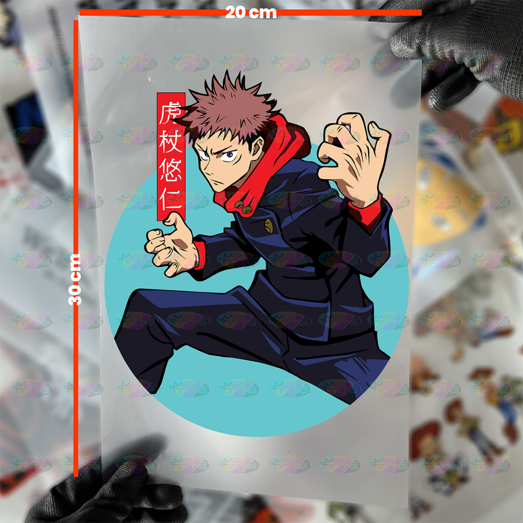 Sablon Setrika Sablon DTF A4 Anime Jujutsu Kaisen V2