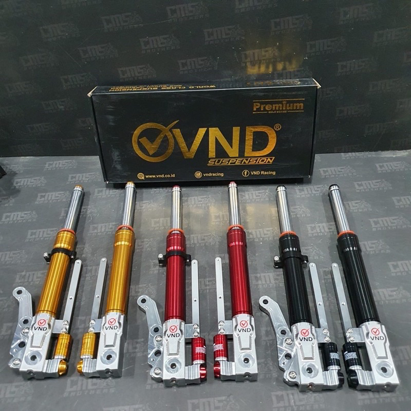 VND AK 111 B1 SHOCK TABUNG DEPAN USD MOTOR NMAX NEW / AEROX NEW / NMAX OLD / AEROX OLD FULL CNC VND 