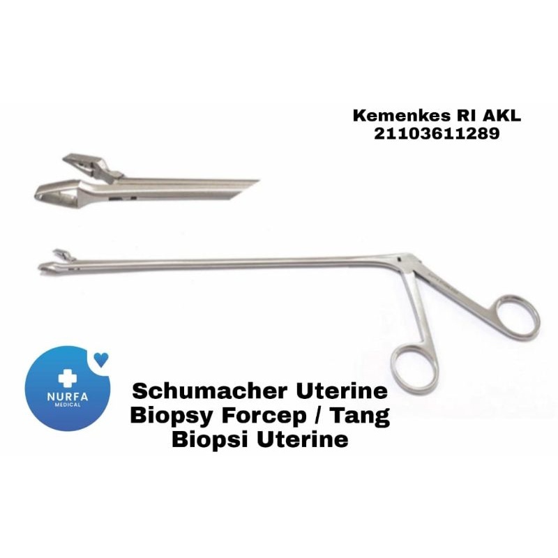 Schumacher Uterine Biopsy Forcep / Tang Biopsi Uterine