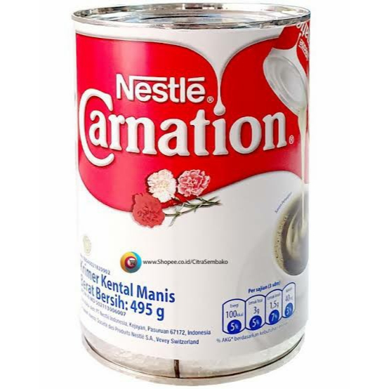 

Susu carnation susu kental manis kaleng 495gr