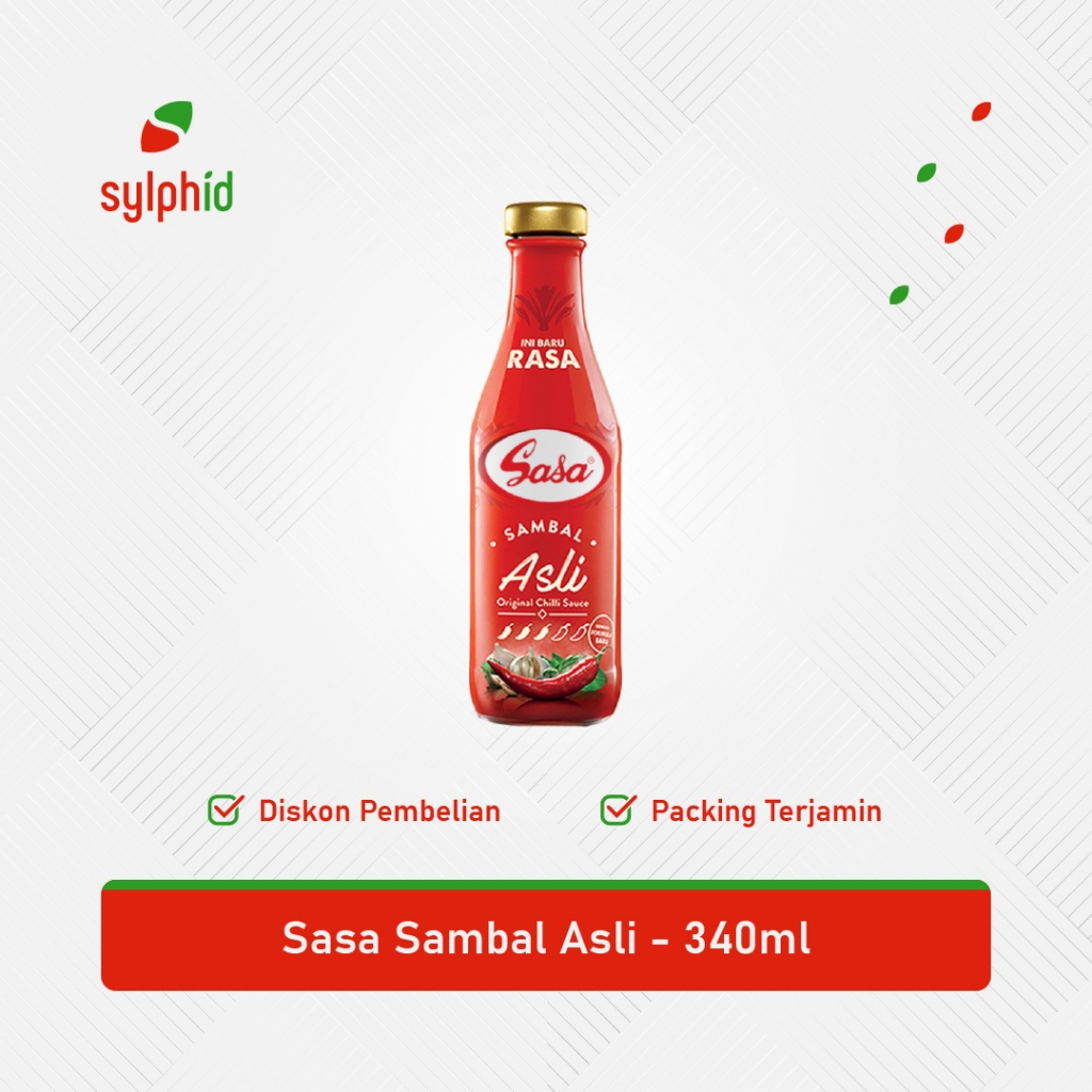 

Sasa Saus Sambal Asli Botol 340 ml / Original Chilli Sauce
