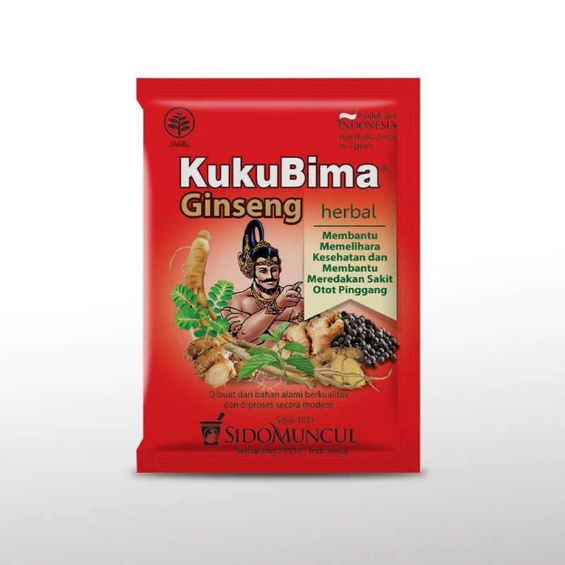 

jamu kuku bima ginseng 10 shaset sidomuncul