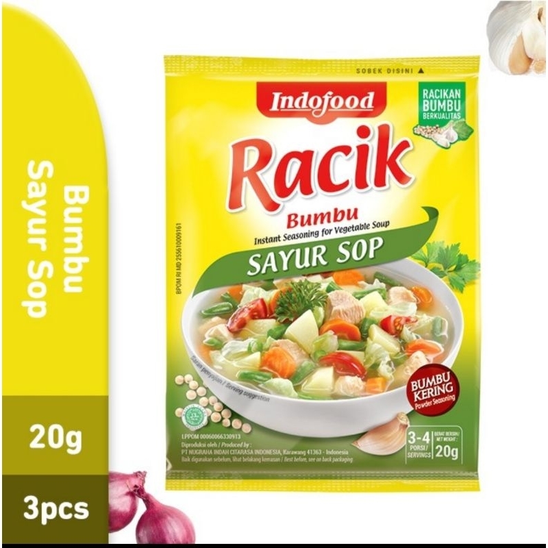 

Racik Bumbu Sayur SOP isi 3pcs
