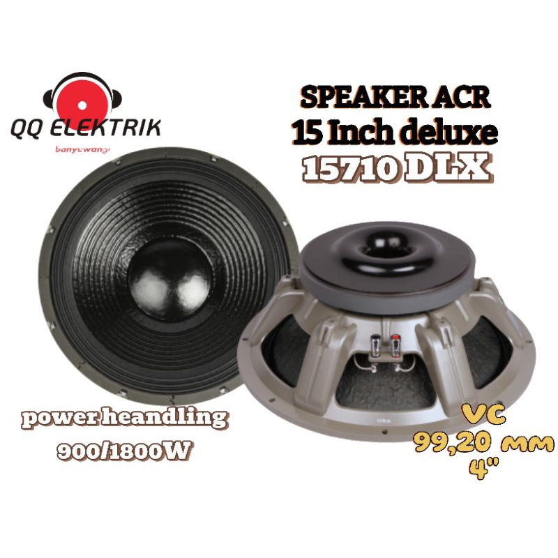 Speaker ACR 15 inch ACR 15710 Deluxe Subwoofer 1800 watt Original