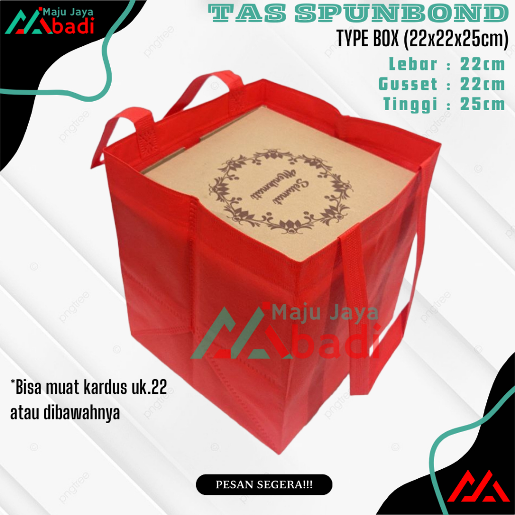 

TAS SPUNBOND 22x22 CM TINGGI 25 CM / GOODIE BAG / TAS HAJATAN / TAS SPUNBOND TERMURAH / TAS BINGKISAN / TAS HAMPERS