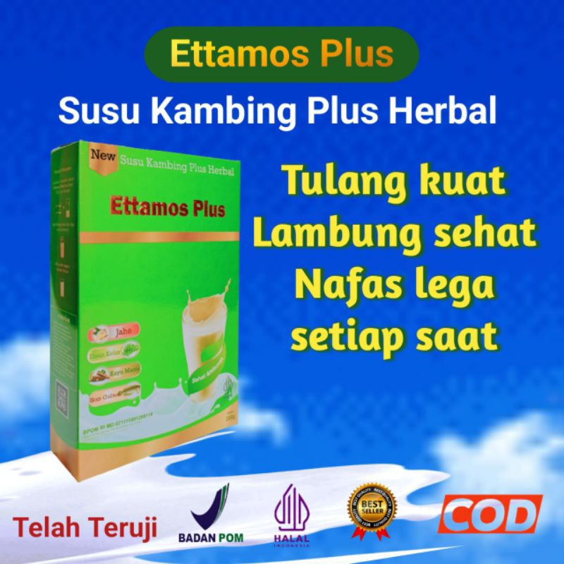 

Susu Kambing Ettawa Ettamos Plus Herbal Susu Kambing Bubuk Plus Herbal Asli Berkualitas Tinggi Mengandung Extrak Herbal Alami 200g