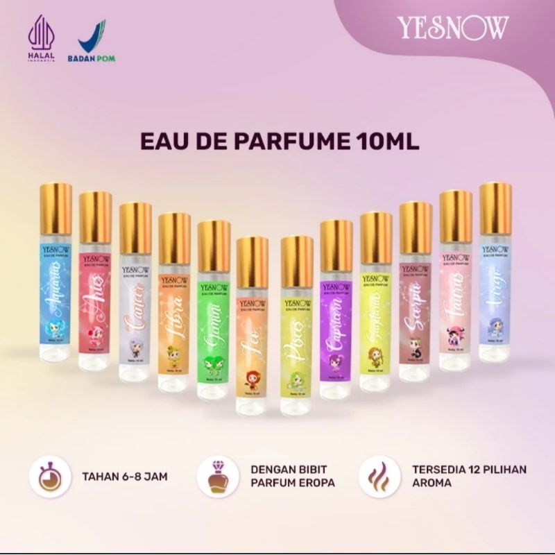 YESNOW EAU DE PARFUM ZODIAC 10 ML