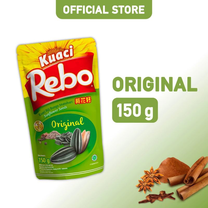 

Kuaci Rebo Original 150 gram Gurih
