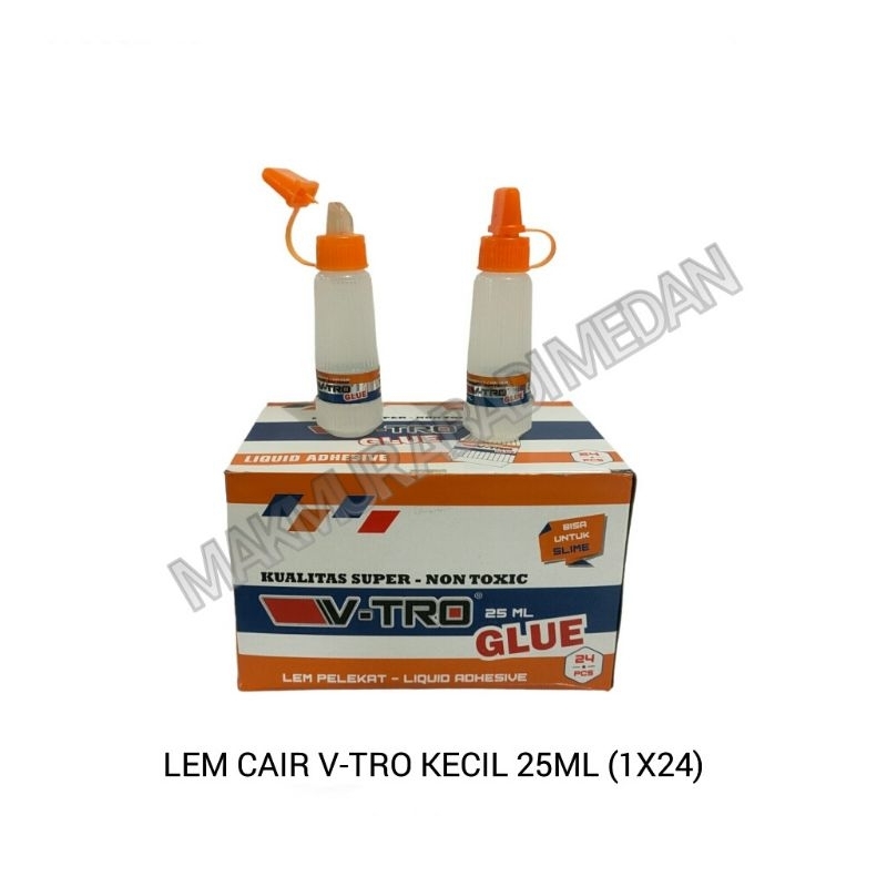 

(1Pcs) Lem Cair V-tro / Pacman Kecil 25 ml/Lem Glue V-tro / Montana / Pacman Kecil 25 ml/Lem Kertas