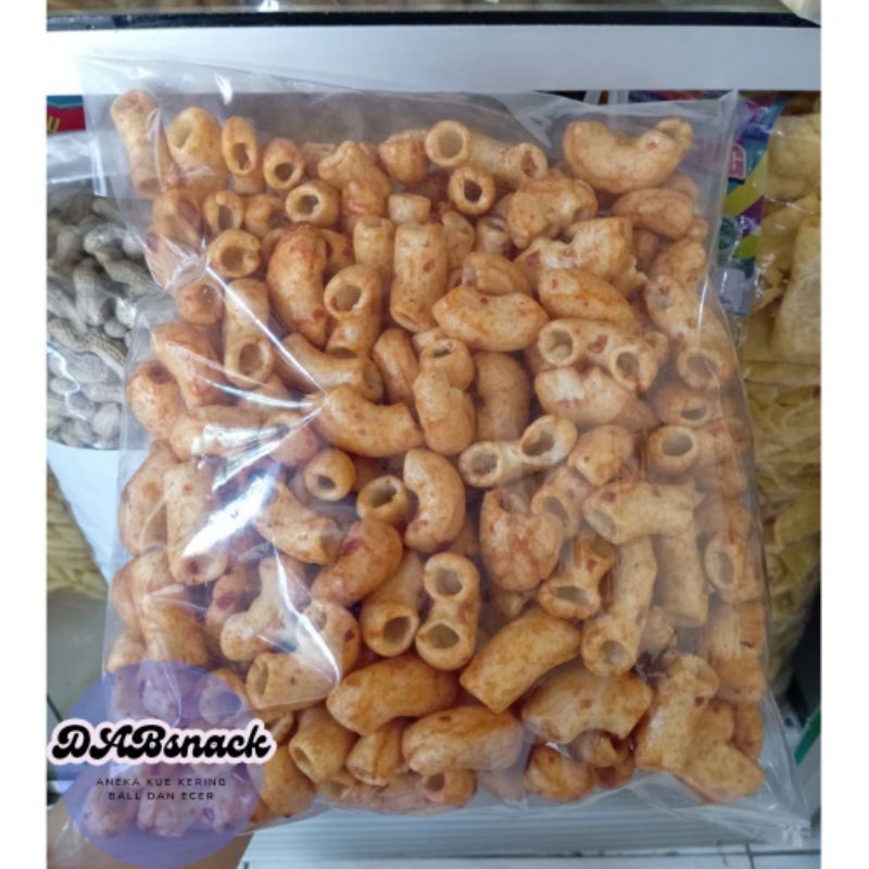 

MKARONI RUJAK BALI 250gr/ makaroni bumbu rujak/ makaroni sambel pedas