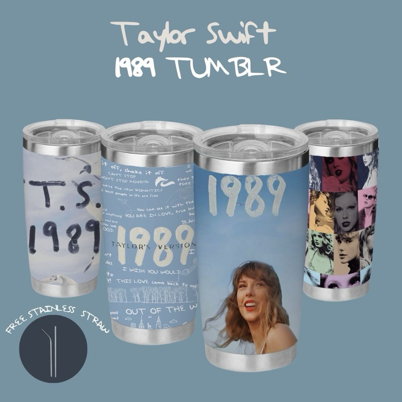 TAYLOR SWIFT TUMBLR 1989 BOTOL MINUM TAYLOR SWIFT MERCHANDISE TAYLOR SWIFT CUSTOM TAYLOR SWIFT