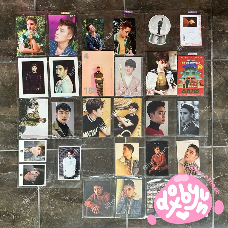 [2] ♡ read desc ♡ | exo d.o. kyungsoo postcard, polaroid, photoset exordium elyxion power kokobop ex