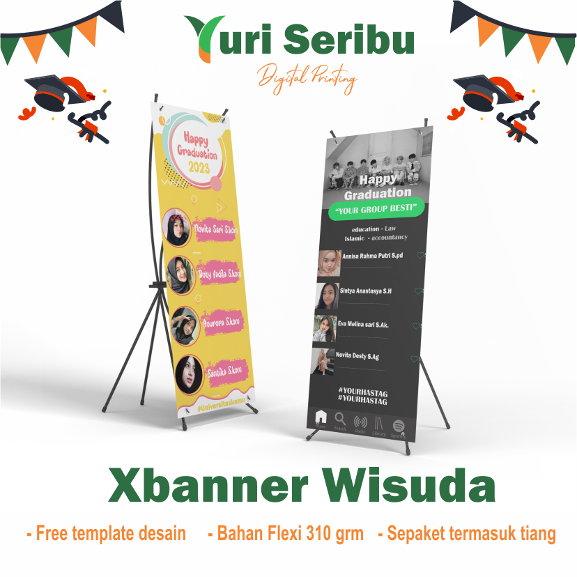 Paket XBanner Wisuda/Sidang Skripsi