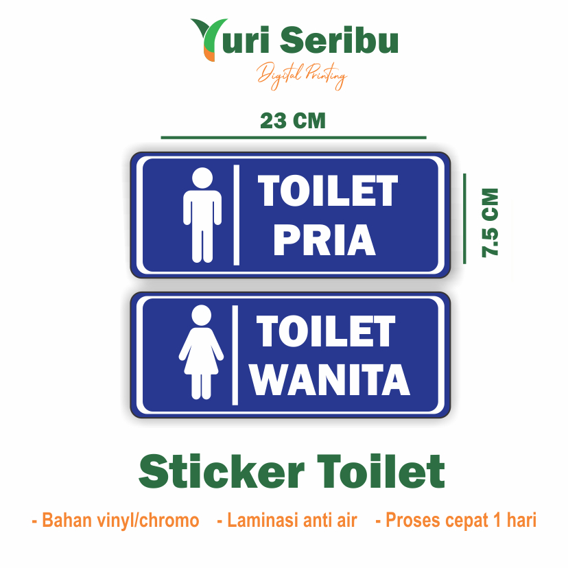 

Sticker toilet pria wanita