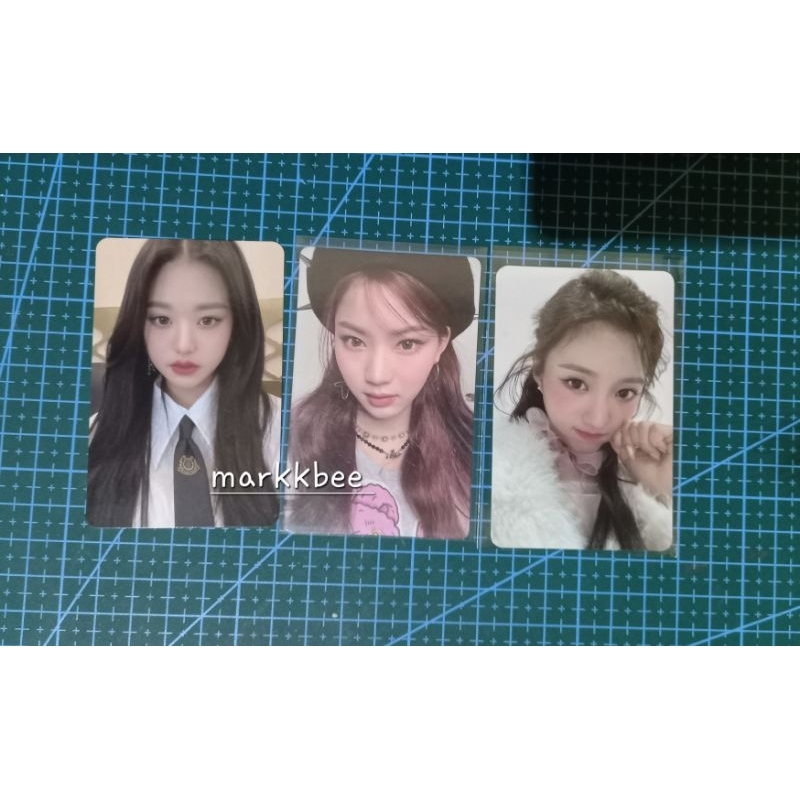 wonyoung wony tie dasi one reeler act photocard pc