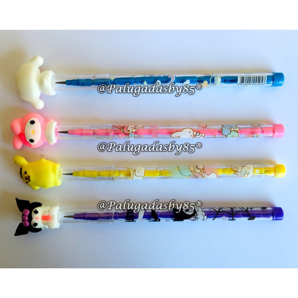 

(1 Biji) GROSIR Pensil Bensia Sanrio ZC-196 ZC-609 ZC-128 2022 2024 / Pensil Sambung Susun Karakter / Pensil Extensible Fancy / Pensil Susun Kepala / Pensil Bensia Kepala