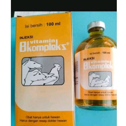 VITAMIN B KOMPLEK 100ML VITAMIN UNGGAS AYAM BEBEK SAPI KAMBING