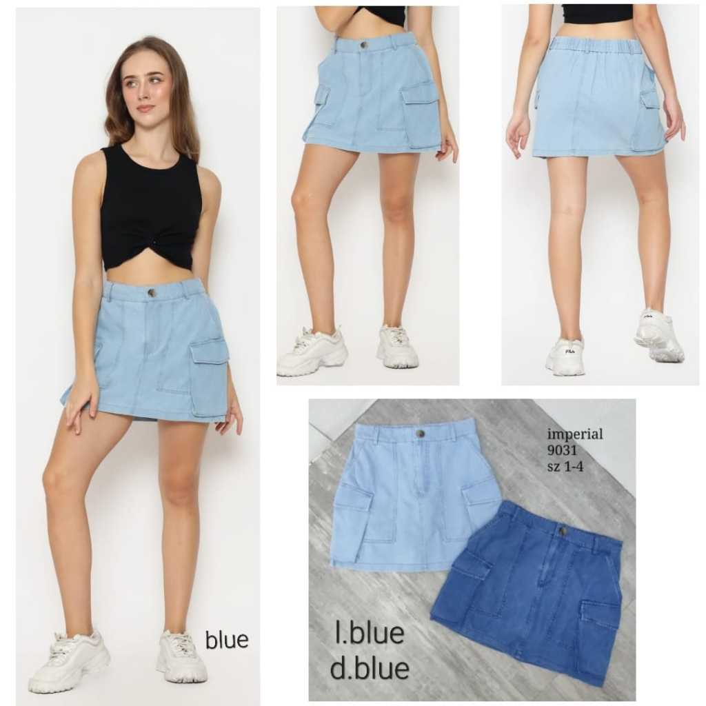 ROK CELANA KATUN DENIM IMPORT IMPERIAL 9031