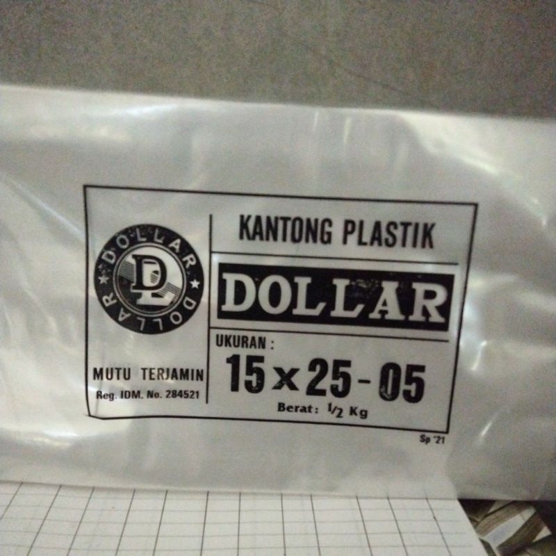 Plastik PP 05 ukuran 15x25