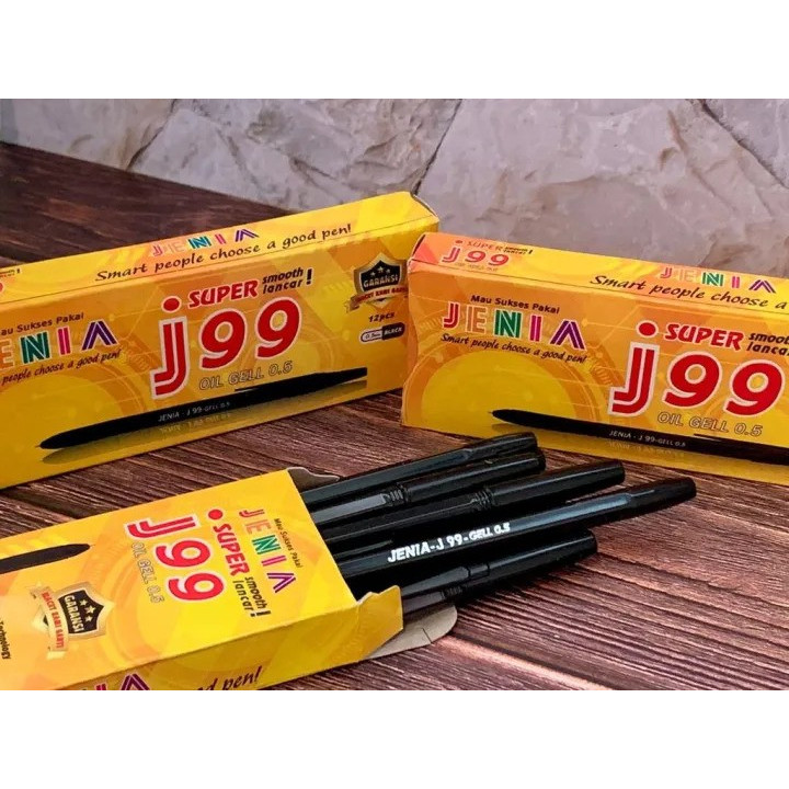 

Pulpen Bolpen JENIA J99 Hitam PACK/Ballpoint Pen Pena Kualitas Standar
