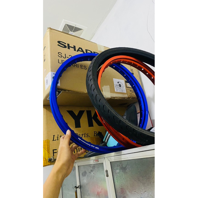 Velg TDR ring 17.140 warna biru candy