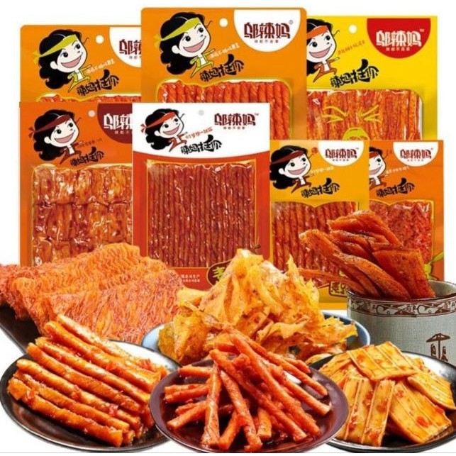 

(HALAL) Wulama Latiao Spicy Tofu Snack Cemilan Pedas Cina Original