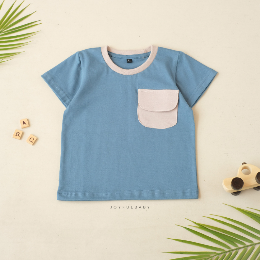 JOYFULBABY Kaos Anak Lengan Pendek Premium Unisex