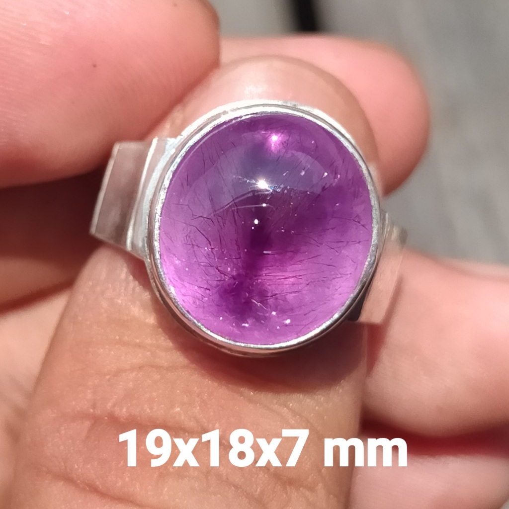 BATU KECUBUNG UNGU RAMBUT MERAH ANTIK koleksi lainnya cincin kalimaya Wulung giok opal new akik baca