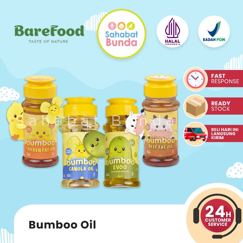 BUMBOO OIL Evoo Fat Oil Minyak MPASI Bayi Lemak Tambahan