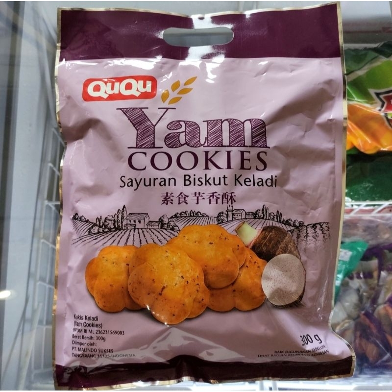 

Ququ yam cookies keladi 300 gram