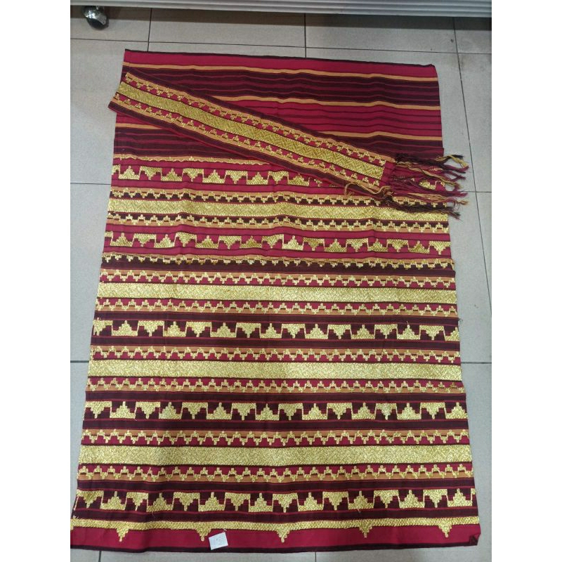 tapis lampung tapis abung macam warna sulam asli