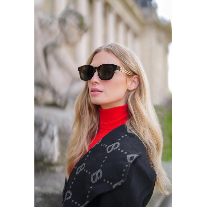 Buttonscarves Luca Sunglasses - Black