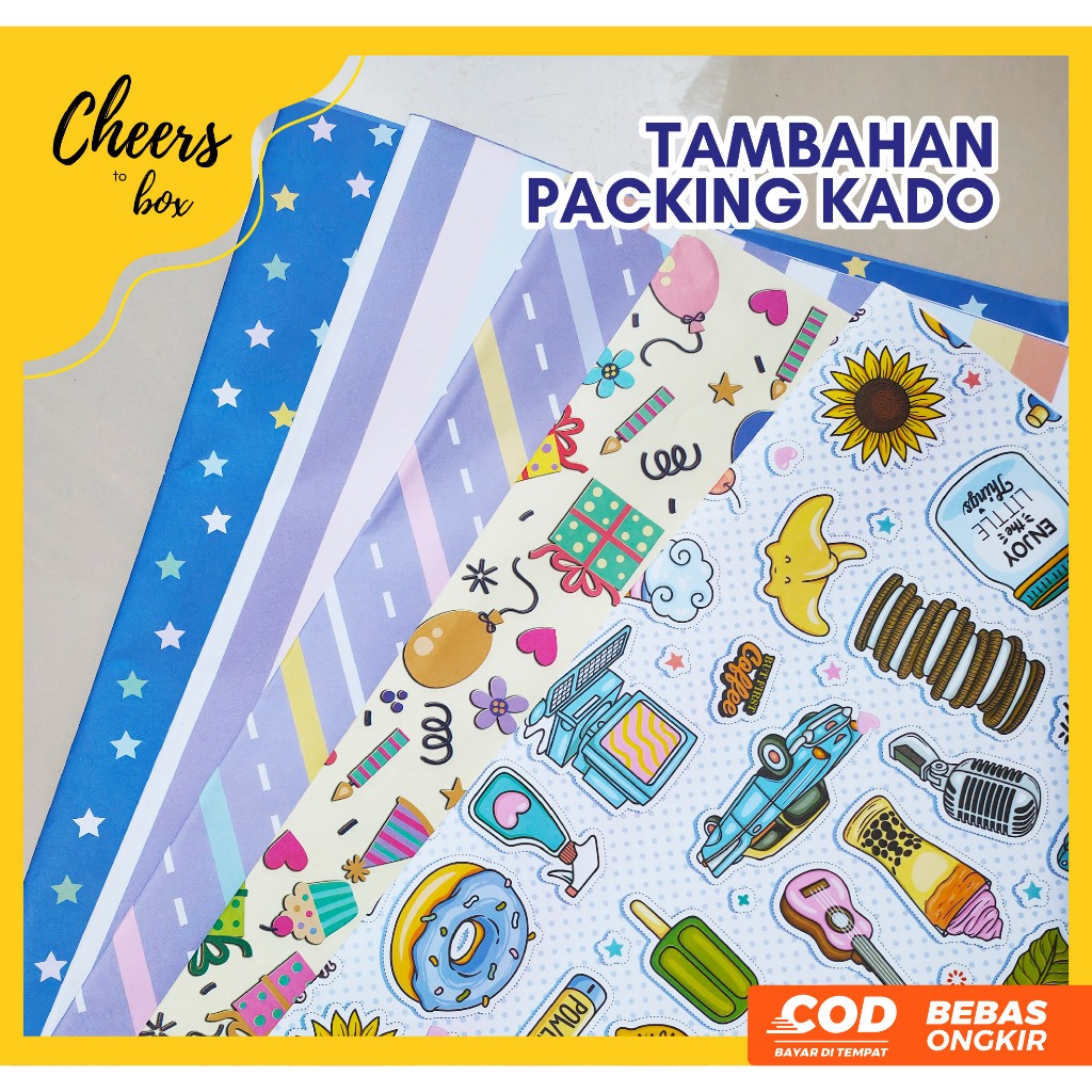 

Tambahan Packing Kado / Box / Gift Ulang Tahun (Khusus Gantungan Kunci)