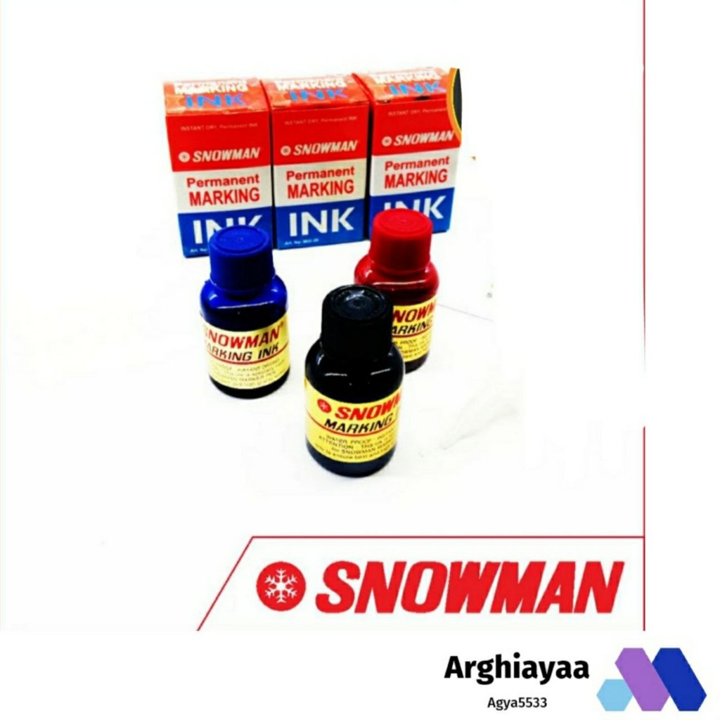 

Refill Spidol Permanen Snowman - warna merah