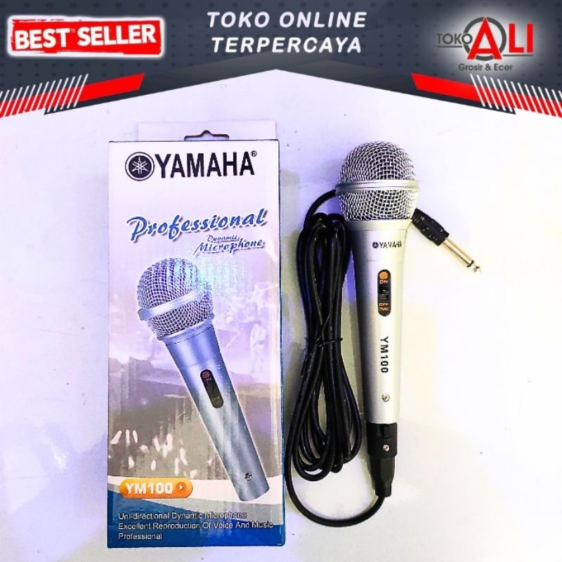 YAMAHA Mic microphone YM 100 Mik Murah Berkwalitas