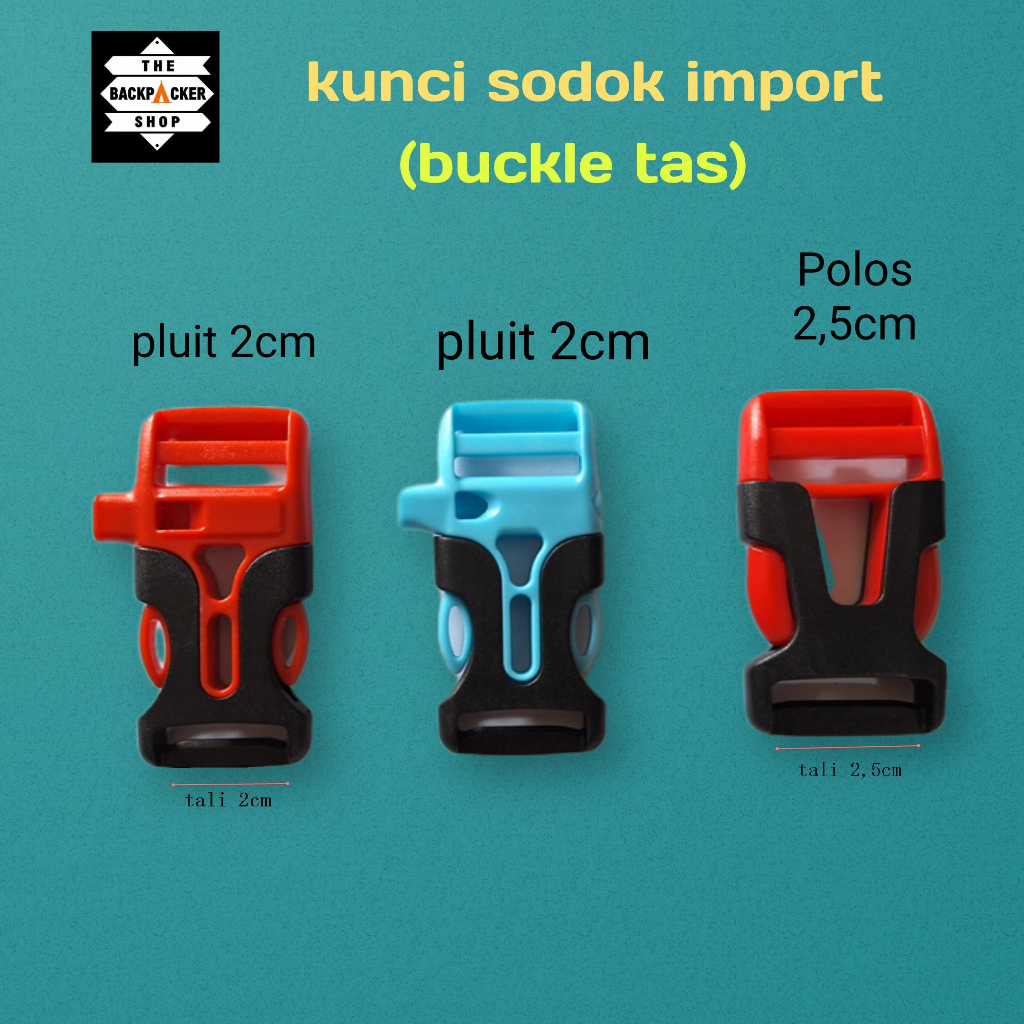 Kunci sodok tali tas buckle gesper premium berkualitas