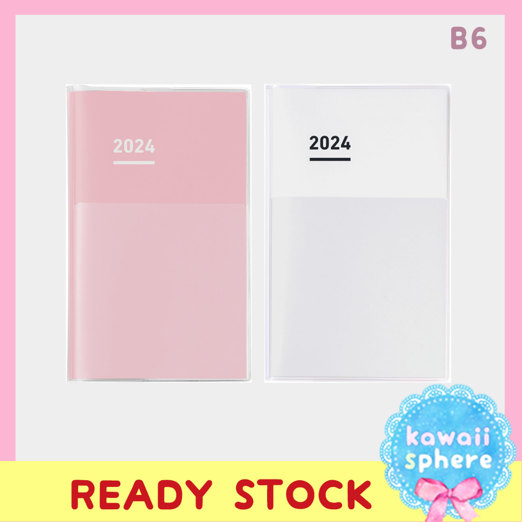 

Kokuyo Jibun Techo 2024 B6 Slim Diary | Monthly & Weekly | Ready Stock Jibun 2024