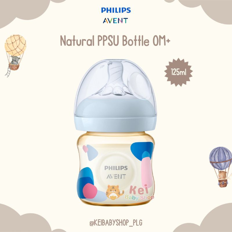 Avent Natural Bottle PPSU 125ml / Botol Susu Avent PPSU