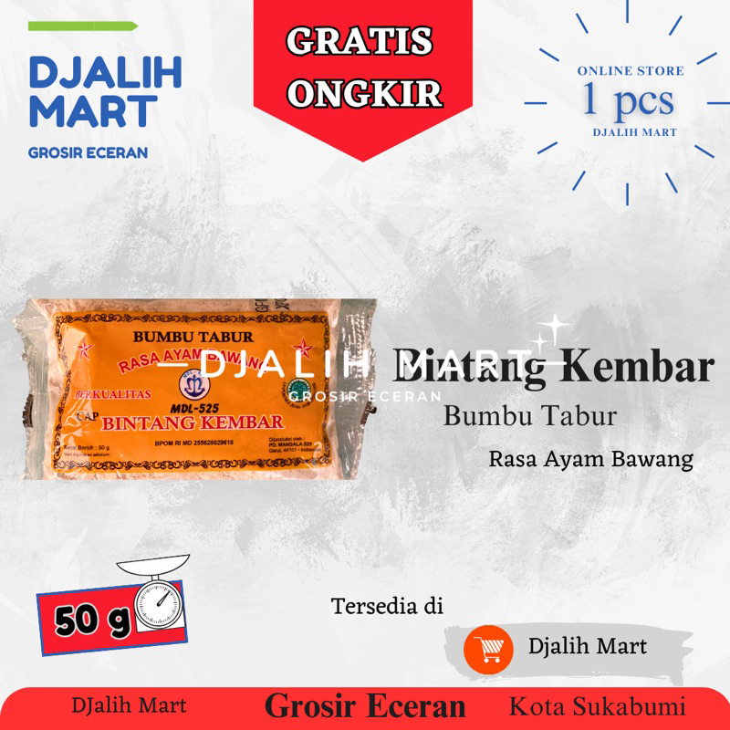 

Bintang Kembar Bumbum Tabur Rasa Ayam Bawang